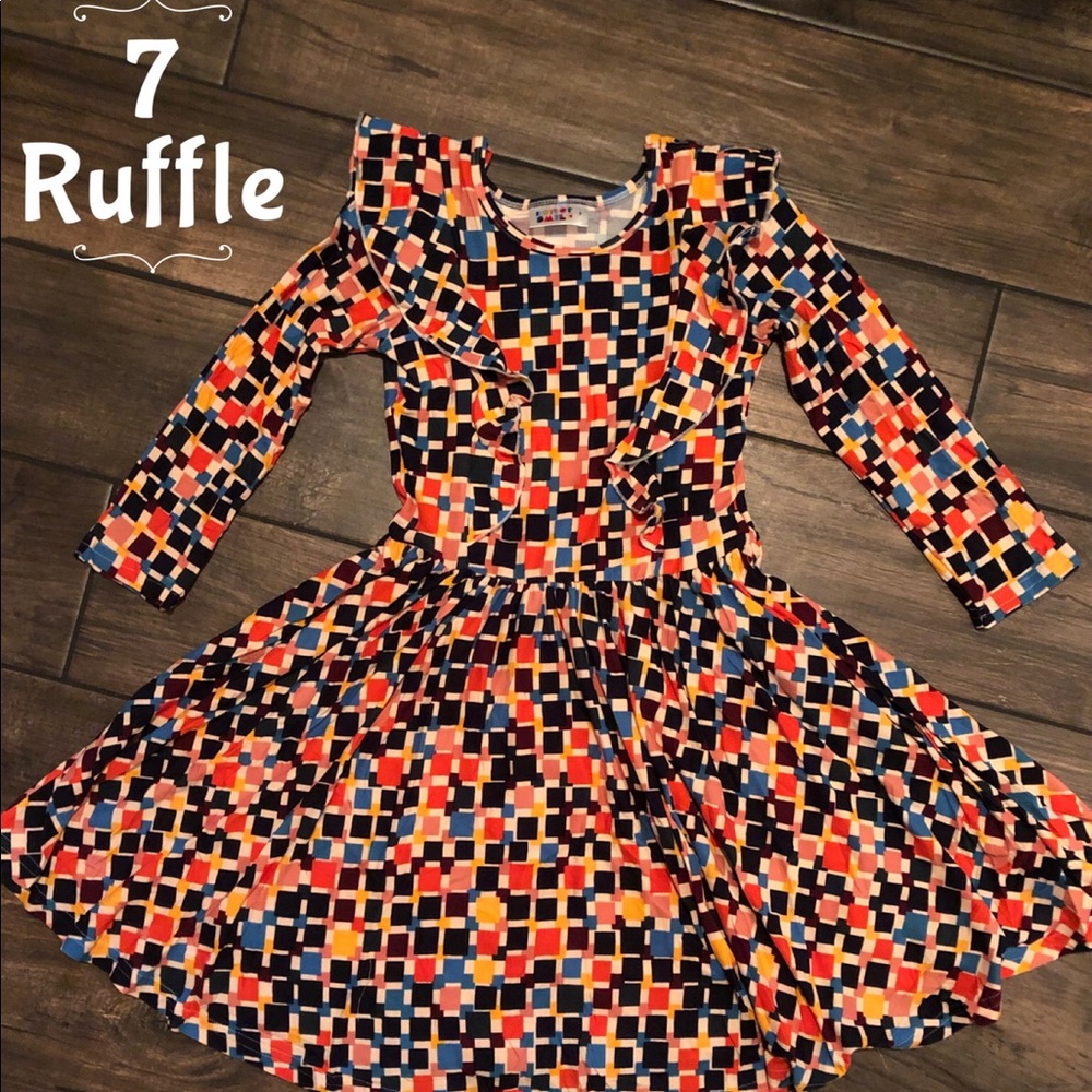 Dot Dot Smile Ruffle Dress